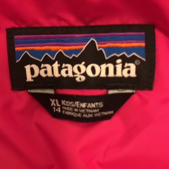 Bright Pink Patagonia Puffy Winter Zip-Up Jacket - Children’s Size X-Large - Picture 6 of 6